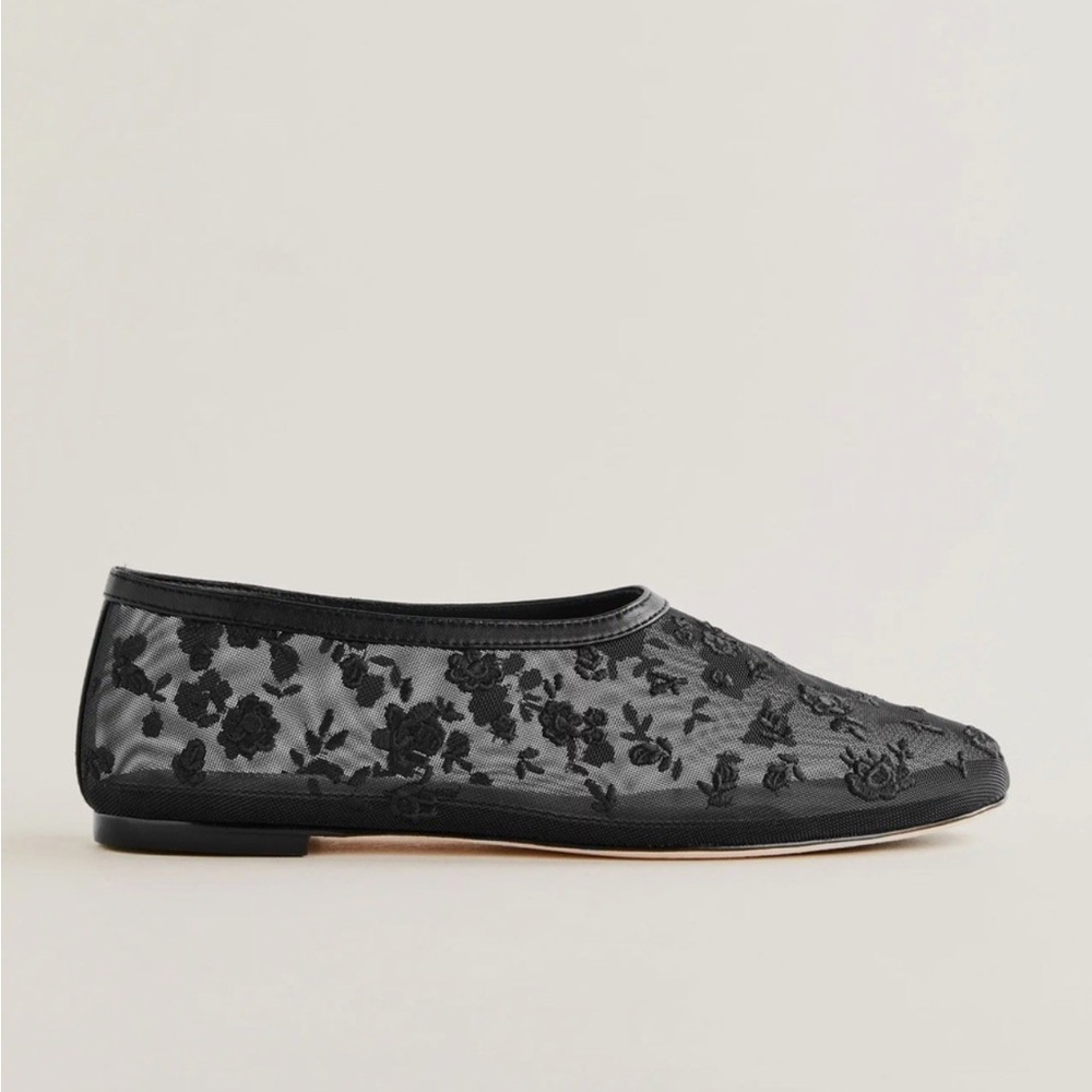 Reformation Britt Mesh Ballet Flats